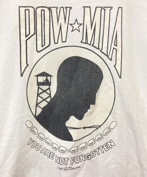 FRUIT OF THE LOOM（フルーツオブザルーム）FRUIT OF THE LOOM (フルーツオブザルーム) POW MIA Tシャツ ホワイト サイズ:Ｌの古着・服飾アイテム