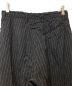 中古・古着 Jean Paul Gaultier homme (ジャンポールゴルチェオム) ピンストライプウールパンツ ブラック サイズ:46　W72：7000円