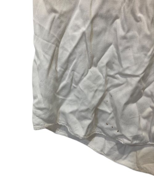 Dunhill Bowler（ダンヒルボウラー）Dunhill Bowler (ダンヒルボウラー) レーヨンボーリングシャツ ホワイト サイズ:Lの古着・服飾アイテム