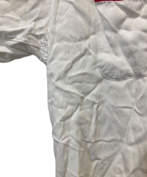 Dunhill Bowler（ダンヒルボウラー）Dunhill Bowler (ダンヒルボウラー) レーヨンボーリングシャツ ホワイト サイズ:Lの古着・服飾アイテム