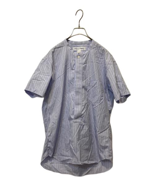 COMME des GARCONS SHIRT（コムデギャルソンシャツ）COMME des GARCONS SHIRT (コムデギャルソンシャツ) 半袖ストライプシャツ ブルー サイズ:Sの古着・服飾アイテム