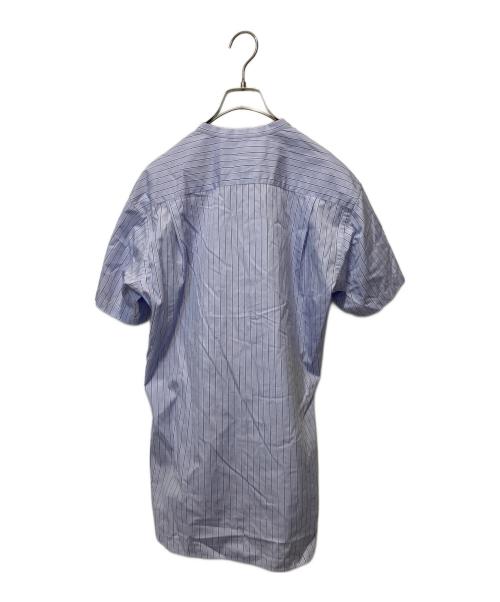 COMME des GARCONS SHIRT（コムデギャルソンシャツ）COMME des GARCONS SHIRT (コムデギャルソンシャツ) 半袖ストライプシャツ ブルー サイズ:Sの古着・服飾アイテム