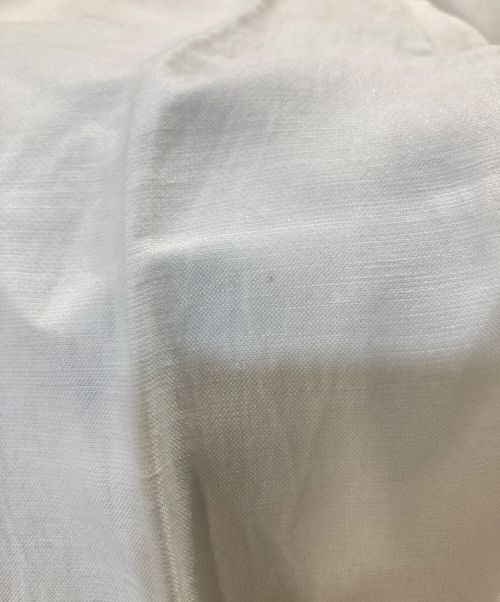 CELINE（セリーヌ）CELINE (セリーヌ) リネンシルク混センタープレスパンツ ホワイト サイズ:36の古着・服飾アイテム