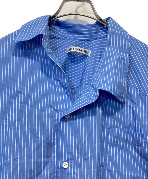 AKIKOAOKI（アキコアオキ）AKIKOAOKI (アキコアオキ) LOLA-02 -Blue Stripe ブルー サイズ:Fの古着・服飾アイテム