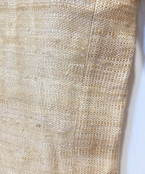 DES PRES（デ プレ）DES PRES (デ プレ) シルクリネンドビー フロントドロストイージーパンツ ベージュ サイズ:34の古着・服飾アイテム