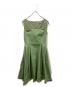 FOXEY NEWYORK（フォクシーニューヨーク）の古着「ノースリーブワンピース」｜グリーン