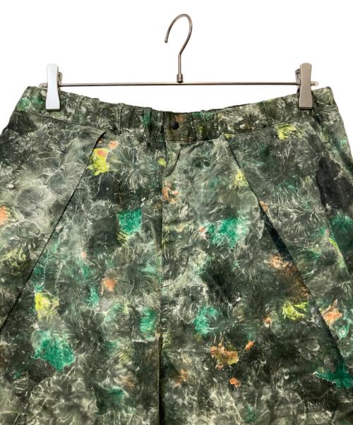 SASQUATCHfabrix.（サスクワッチファブリックス）SASQUATCHfabrix. (サスクワッチファブリックス) NORINAGASHI SHORTS グリーン サイズ:Lの古着・服飾アイテム