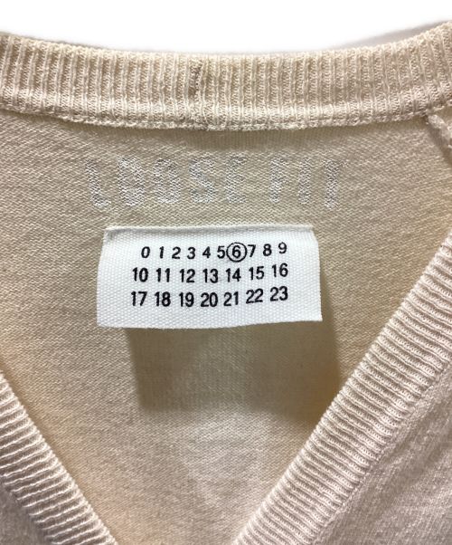 MARTIN MARGIELA（マルタン・マルジェラ）Martin Margiela (マルタン・マルジェラ) コットンカーディガン ベージュ サイズ:Mの古着・服飾アイテム