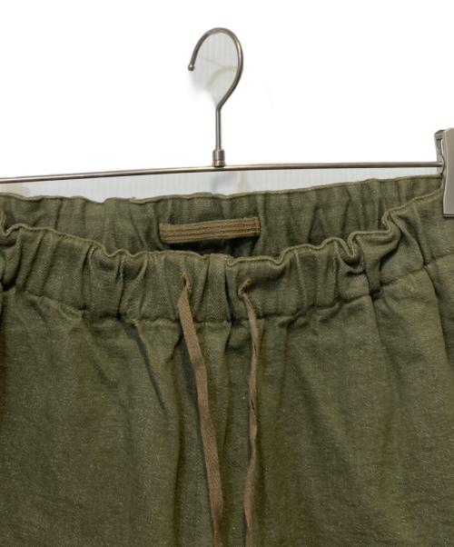 NIGEL CABOURN（ナイジェルケーボン）NIGEL CABOURN (ナイジェルケーボン) NEW GYM SHORTS 12oz DENIM オリーブ サイズ:34の古着・服飾アイテム