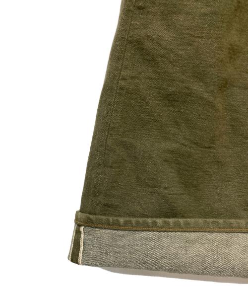 NIGEL CABOURN（ナイジェルケーボン）NIGEL CABOURN (ナイジェルケーボン) NEW GYM SHORTS 12oz DENIM オリーブ サイズ:34の古着・服飾アイテム