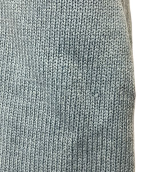 AURALEE（オーラリー）AURALEE (オーラリー) WASHED FRENCH MERINO KNIT P/O スカイブルー サイズ:5の古着・服飾アイテム