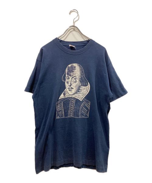 FRUIT OF THE LOOM（フルーツオブザルーム）FRUIT OF THE LOOM (フルーツオブザルーム) ロミオとジュリエット プリントTシャツ ネイビー サイズ:Ｌの古着・服飾アイテム