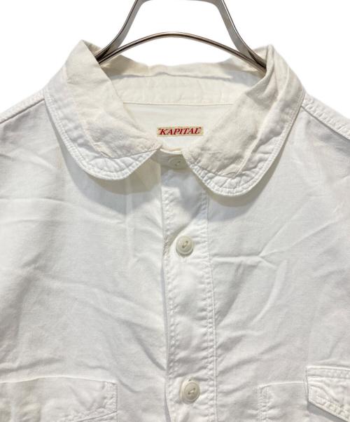 KAPITAL（キャピタル）KAPITAL (キャピタル) リネン襟シャツ ホワイト サイズ:2の古着・服飾アイテム