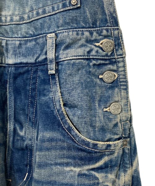 mina perhonen（ミナ ペルホネン）mina perhonen (ミナ ペルホネン) デニムオーバーオール インディゴ サイズ:36の古着・服飾アイテム