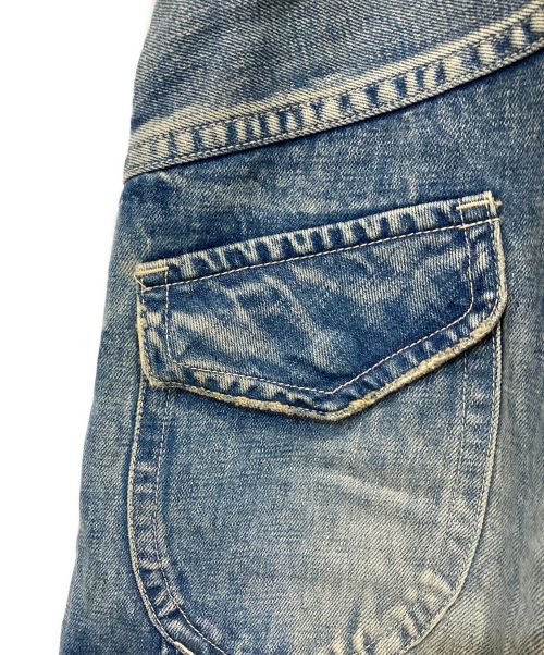 mina perhonen（ミナ ペルホネン）mina perhonen (ミナ ペルホネン) デニムオーバーオール インディゴ サイズ:36の古着・服飾アイテム