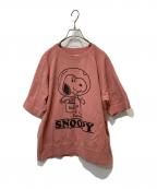 TOYS MCCOYトイズマッコイ）の古着「半袖スウェット」｜ピンク