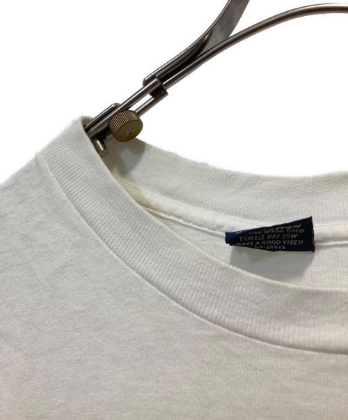 OLD STUSSY（オールドステューシー）old stussy (オールドステューシー) プリントTシャツ ホワイト サイズ:Lの古着・服飾アイテム