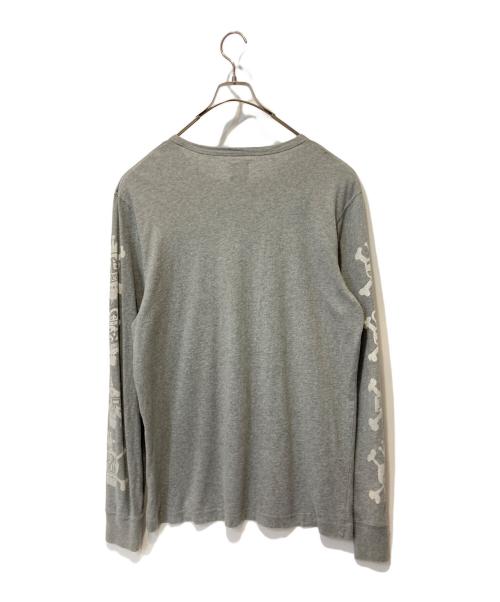 stussy（ステューシー）stussy (ステューシー) プリントカットソー グレー サイズ:Ｌの古着・服飾アイテム