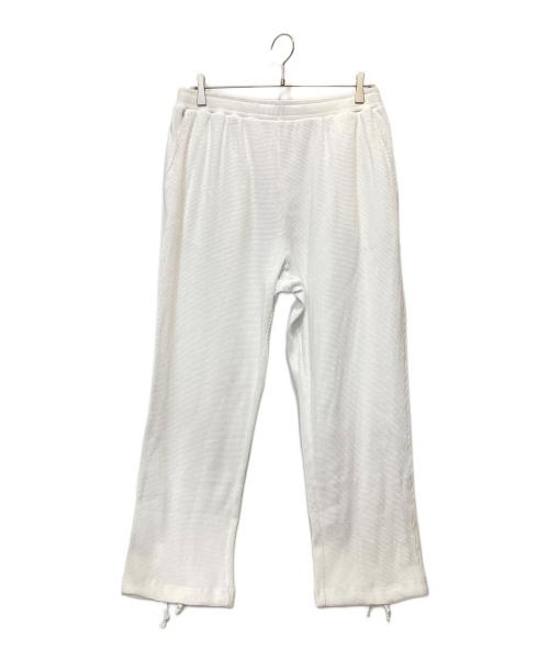 FRUIT OF THE LOOM（フルーツオブザルーム）FRUIT OF THE LOOM (フルーツオブザルーム) vainl archive (ヴァイナルアーカイブ) サーマルワッフルパンツ ホワイト サイズ:Ｌの古着・服飾アイテム