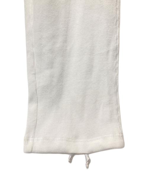 FRUIT OF THE LOOM（フルーツオブザルーム）FRUIT OF THE LOOM (フルーツオブザルーム) vainl archive (ヴァイナルアーカイブ) サーマルワッフルパンツ ホワイト サイズ:Ｌの古着・服飾アイテム