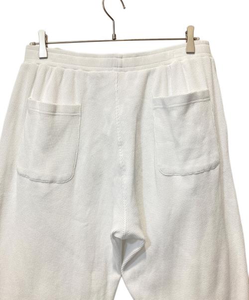 FRUIT OF THE LOOM（フルーツオブザルーム）FRUIT OF THE LOOM (フルーツオブザルーム) vainl archive (ヴァイナルアーカイブ) サーマルワッフルパンツ ホワイト サイズ:Ｌの古着・服飾アイテム