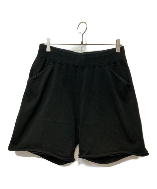 crepuscule（クレプスキュール）crepuscule (クレプスキュール) KNIT SHORT PANTS ブラック サイズ:1の古着・服飾アイテム