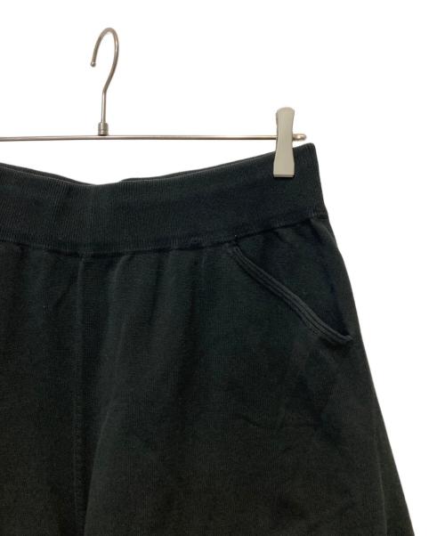 crepuscule（クレプスキュール）crepuscule (クレプスキュール) KNIT SHORT PANTS ブラック サイズ:1の古着・服飾アイテム