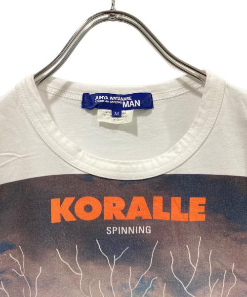 COMME des GARCONS JUNYA WATANABE MAN（コム デ ギャルソン ジュンヤ ワタナベ マン）COMME des GARCONS JUNYA WATANABE MAN (コム デ ギャルソン ジュンヤ ワタナベ マン) 綿天竺プリント T007 ホワイト サイズ:Mの古着・服飾アイテム