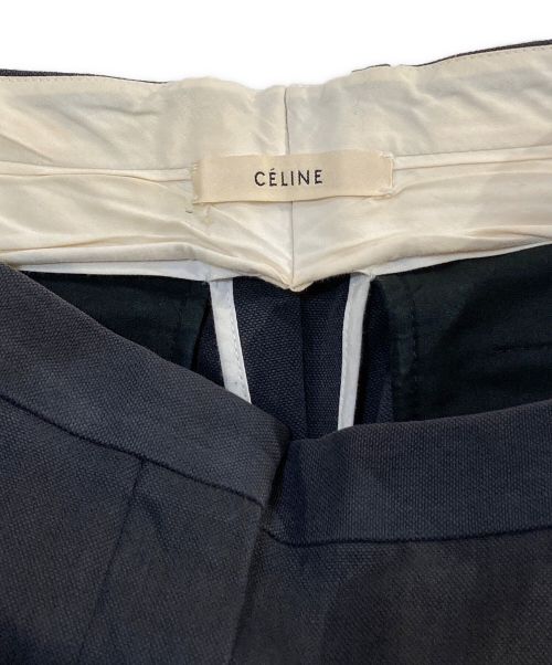 CELINE（セリーヌ）CELINE (セリーヌ) コットンパンツ ブラック サイズ:34の古着・服飾アイテム