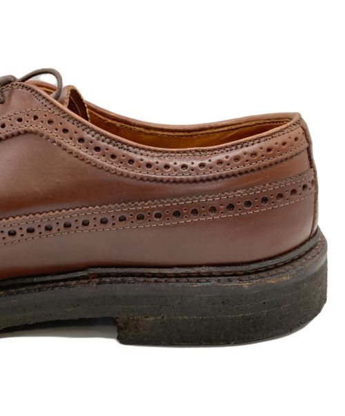Alden（オールデン）ALDEN (オールデン) ラベロコードバン ロングウィングチップ ブラウン サイズ:9の古着・服飾アイテム