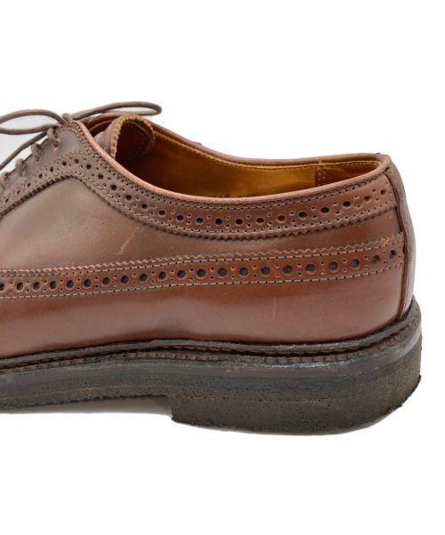 Alden（オールデン）ALDEN (オールデン) ラベロコードバン ロングウィングチップ ブラウン サイズ:9の古着・服飾アイテム
