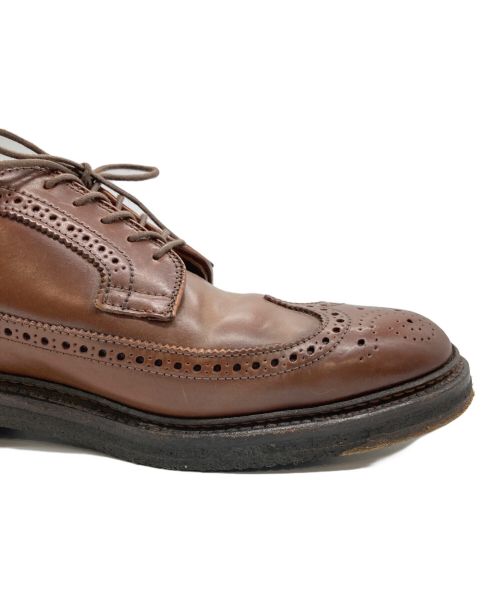 Alden（オールデン）ALDEN (オールデン) ラベロコードバン ロングウィングチップ ブラウン サイズ:9の古着・服飾アイテム