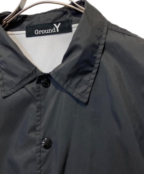 GROUND Y（グラウンドワイ）GROUND Y (グラウンドワイ) ナイロンジャケット ブラック サイズ:3の古着・服飾アイテム