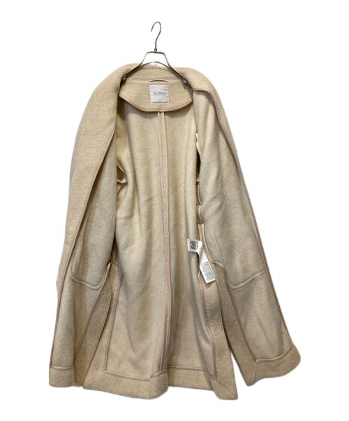 MaxMara LEISURE（マックスマーラレジャー）MaxMara LEISURE (マックスマーラレジャー) BRAVA ガウンコート ホワイト サイズ:Ⅿの古着・服飾アイテム