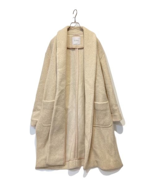 MaxMara LEISURE（マックスマーラレジャー）MaxMara LEISURE (マックスマーラレジャー) BRAVA ガウンコート ホワイト サイズ:Ⅿの古着・服飾アイテム