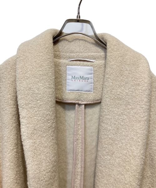 MaxMara LEISURE（マックスマーラレジャー）MaxMara LEISURE (マックスマーラレジャー) BRAVA ガウンコート ホワイト サイズ:Ⅿの古着・服飾アイテム