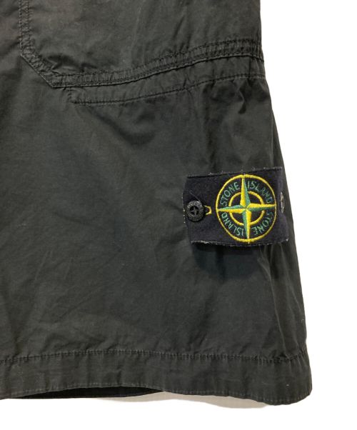 STONE ISLAND（ストーンアイランド）STONE ISLAND (ストーンアイランド) ガーメントダイ バミューダ イージーショーツ ブラック サイズ:W34の古着・服飾アイテム