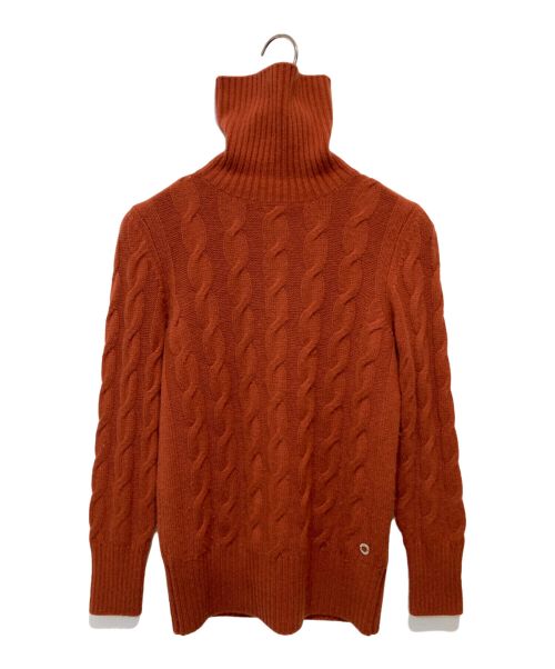 LORO PIANA（ロロピアーナ）LORO PIANA (ロロピアーナ) ベビーカシミアタートルネックニット ブラウン サイズ:40の古着・服飾アイテム