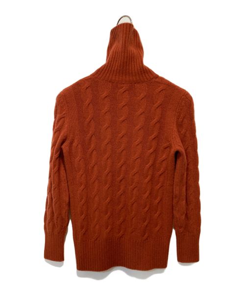LORO PIANA（ロロピアーナ）LORO PIANA (ロロピアーナ) ベビーカシミアタートルネックニット ブラウン サイズ:40の古着・服飾アイテム