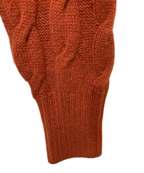 LORO PIANA（ロロピアーナ）LORO PIANA (ロロピアーナ) ベビーカシミアタートルネックニット ブラウン サイズ:40の古着・服飾アイテム