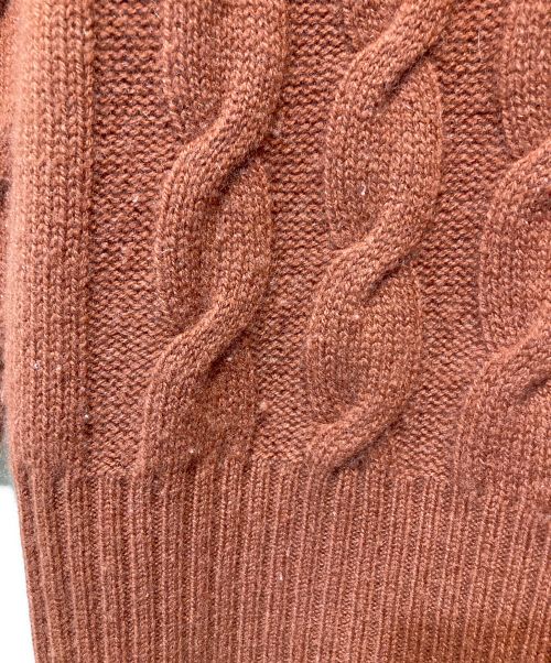 LORO PIANA（ロロピアーナ）LORO PIANA (ロロピアーナ) ベビーカシミアタートルネックニット ブラウン サイズ:40の古着・服飾アイテム