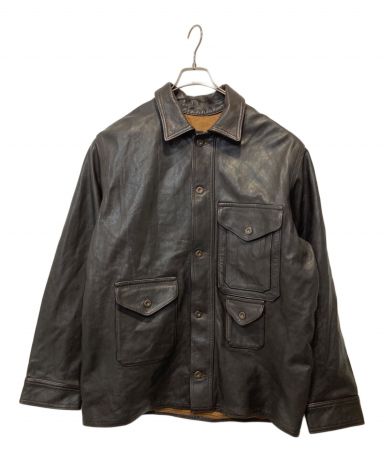 ポストオーバーオールズ　　黒 レザージャケット サイズS みち ポストオーバーオールズ 黒 レザージャケット サイズS みち様 専用