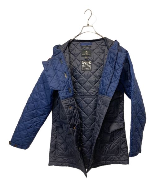 LAVENHAM（ラベンハム）LAVENHAM (ラベンハム) NIGEL CABOURN (ナイジェルケーボン) QUILTED CAMERAMAN JACKET ブルー サイズ:50の古着・服飾アイテム