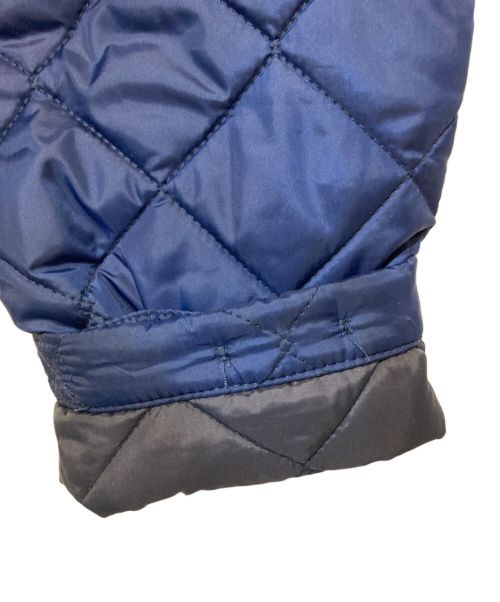 LAVENHAM（ラベンハム）LAVENHAM (ラベンハム) NIGEL CABOURN (ナイジェルケーボン) QUILTED CAMERAMAN JACKET ブルー サイズ:50の古着・服飾アイテム
