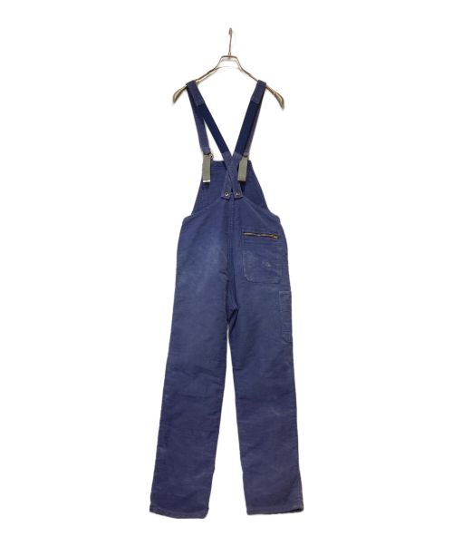 Barbe Bleue（バルブ ブルー）Barbe Bleue (バルブ ブルー) モールスキンオーバーオール ブルー サイズ:44の古着・服飾アイテム