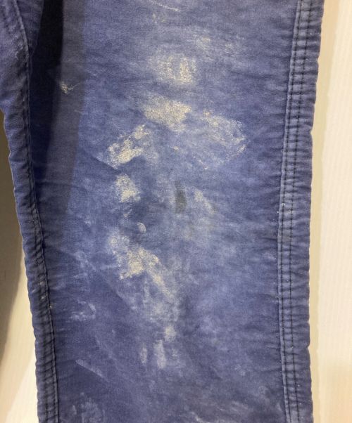 Barbe Bleue（バルブ ブルー）Barbe Bleue (バルブ ブルー) モールスキンオーバーオール ブルー サイズ:44の古着・服飾アイテム