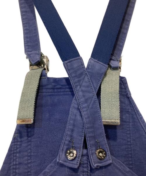 Barbe Bleue（バルブ ブルー）Barbe Bleue (バルブ ブルー) モールスキンオーバーオール ブルー サイズ:44の古着・服飾アイテム