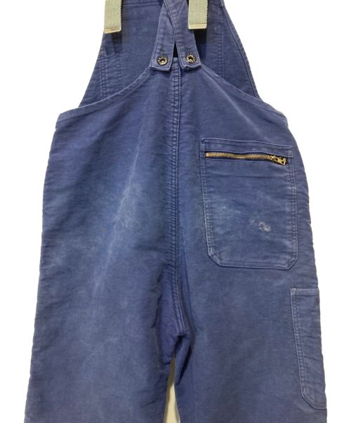 Barbe Bleue（バルブ ブルー）Barbe Bleue (バルブ ブルー) モールスキンオーバーオール ブルー サイズ:44の古着・服飾アイテム