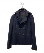DSQUARED2ディースクエアード）の古着「ウールPコート」｜ネイビー