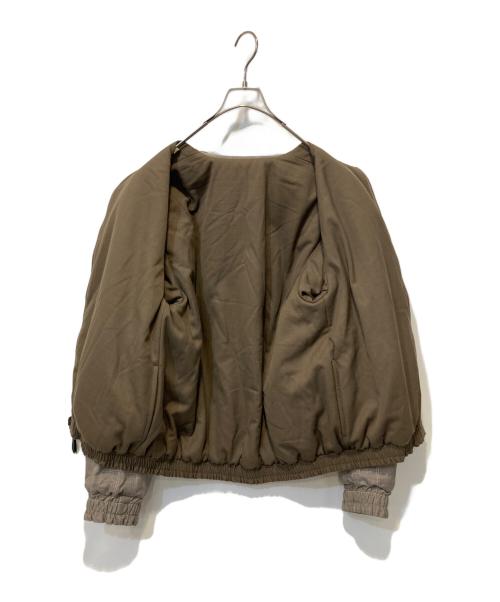 FACTOTUM（ファクトタム）FACTOTUM (ファクトタム) C/C リバーシブル カルゼ ミリタリー ブルゾン グレー サイズ:不明の古着・服飾アイテム